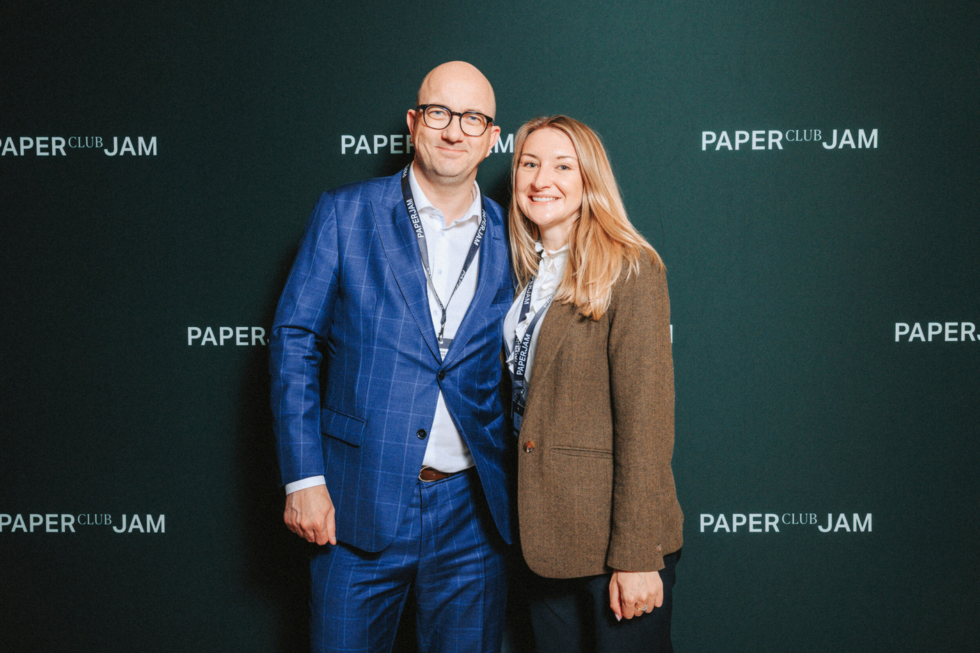 Marco Lippert et Jade Bajai (BIL). Photo: Julian Pierrot/Paperjam