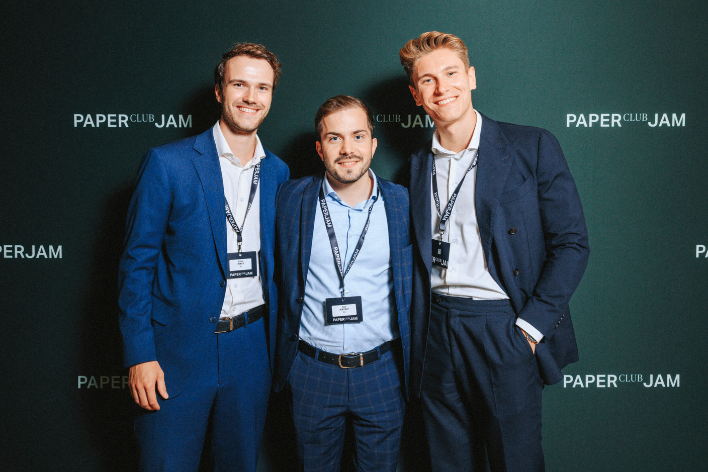 Gilles Immer, Tom Bintner et Alessandro Pagliarini (BIL). Photo: Julian Pierrot/Paperjam