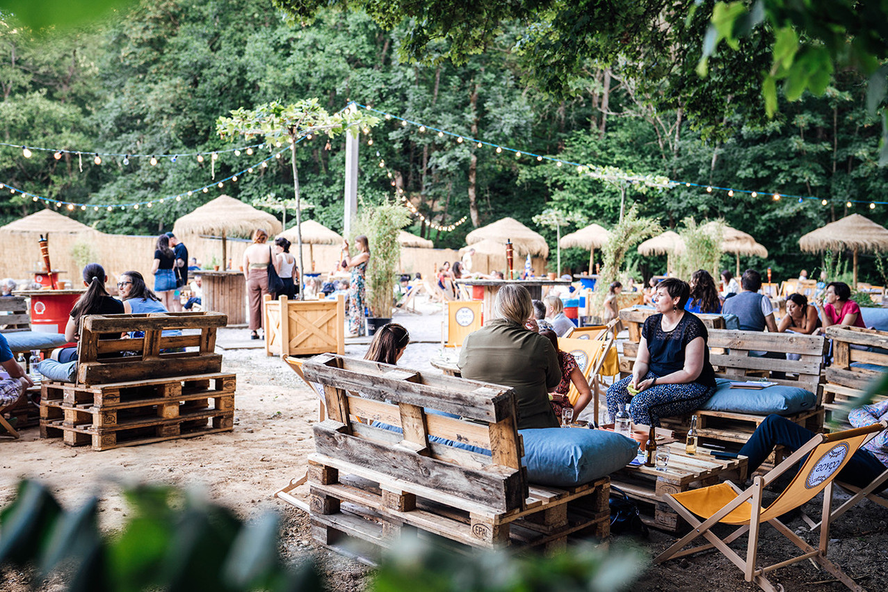 The Mëllerdall Plage will be held at the Müllerthal until 20 August.  Photo: Opyos Beverages