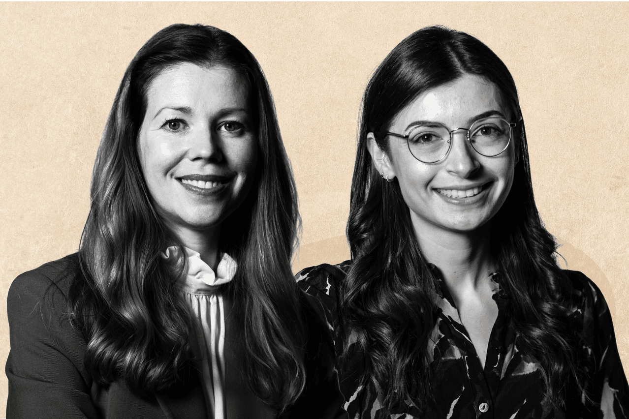 Natalja Taillefer, counsel at Loyens & Loeff & Mathilde Scheirlinck, senior associate at Loyens & Loeff Credit: Crossfire for Maison Moderne