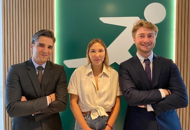Hugo Larguinho Brás, Partner; Laura Nietrzeba, Manager and Antoine De Borrekens, Consultant Reply Luxembourg