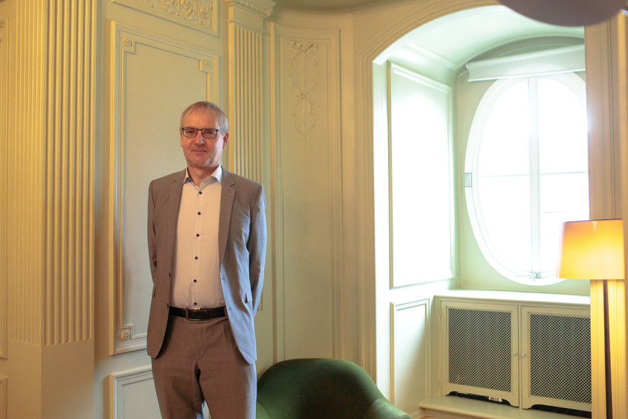 Thieß Petersen, senior advisor at Bertelsmann Stiftung, discussed reshoring, the energy crisis, and the future of globalisation. Matic Zorman / Maison Moderne