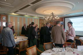 Attendees at the Impact Luxembourg lunch event, hosted by the British Chamber of Commerce on 21 February 2023 at the Hotel Parc Belair. Photo: Matic Zorman / Maison Moderne