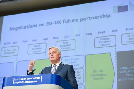 Le négociateur du Brexit, Michel Barnier, promet un accord commercial très ambitieux si le Royaume-Uni s’engage à respecter des règles permettant d’éviter une concurrence déloyale. (Photo: EU)