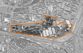 Nei Hollerich se déploie sur un ancien site industriel situé dans Luxembourg. (Illustration: GIE Nei Hollerich)