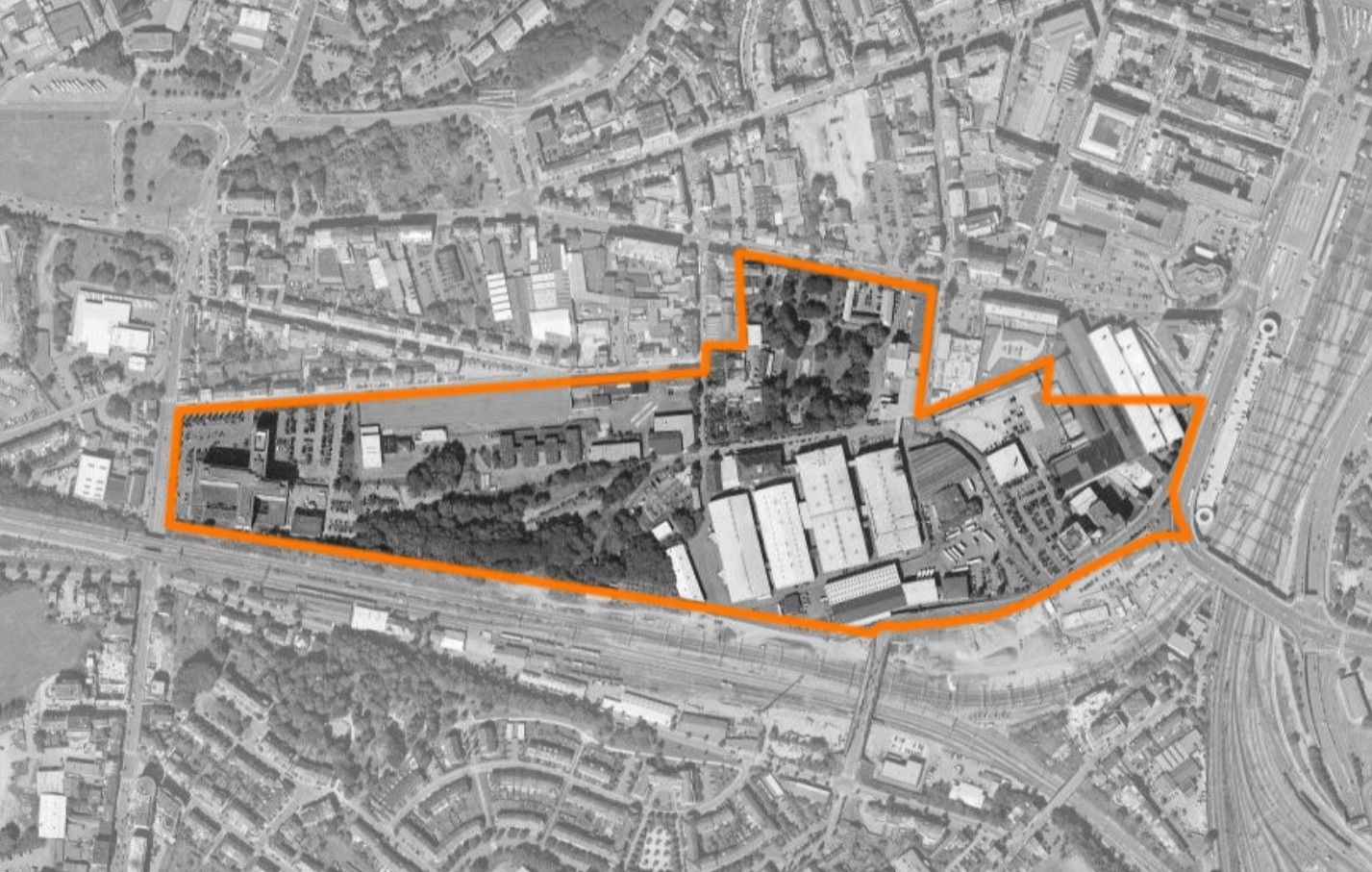 Nei Hollerich se déploie sur un ancien site industriel situé dans Luxembourg. (Illustration: GIE Nei Hollerich)