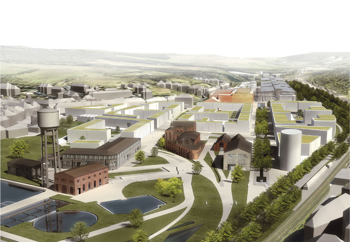 À l’horizon 2035, environ 1.000 nouveaux logements seront créés à Neischmelz. (Illustration: Fonds du logement)