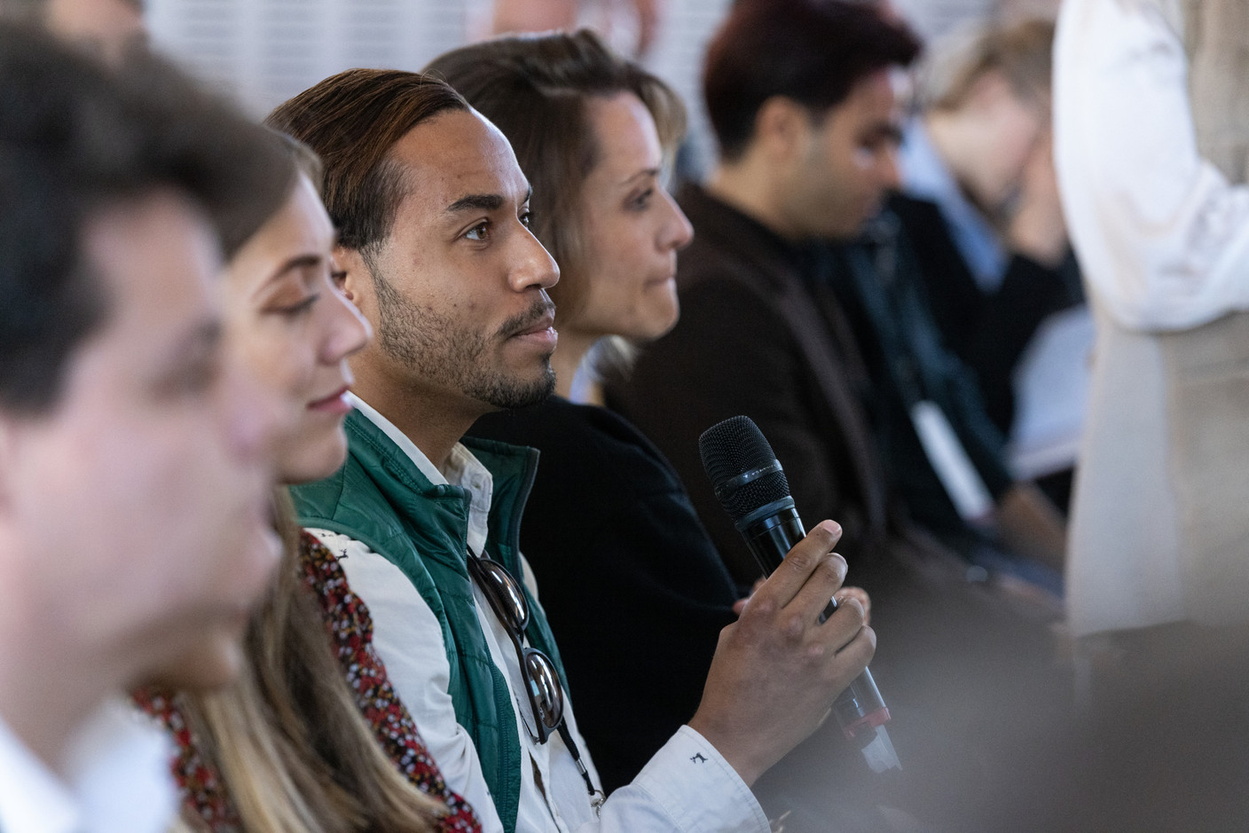 Audience Q&A during Luxflag Sustainable Investment Week, 22 October 2024. Photo: Eva Krins/Maison Moderne