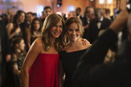 La firme de Cupertino compte beaucoup sur le tandem Jennifer Aniston-Reese Whiterspoon et leur Morning Show pour doper l’audience de l’Apple TV. (Photo: Apple)