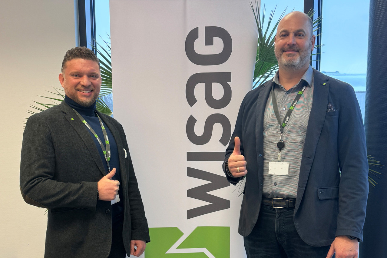 Patrick Cloupeau et Marco Ney dirigeront une entreprise, Wisag Cleaning Service, dans le top 20 des employeurs luxembourgeois. (Photo: Wisag)