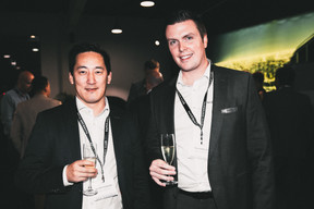 Julien Krutaszewski et Pierre Danielzik (Merbag Luxembourg) (Photo: Léo Biewer/Maison Moderne)