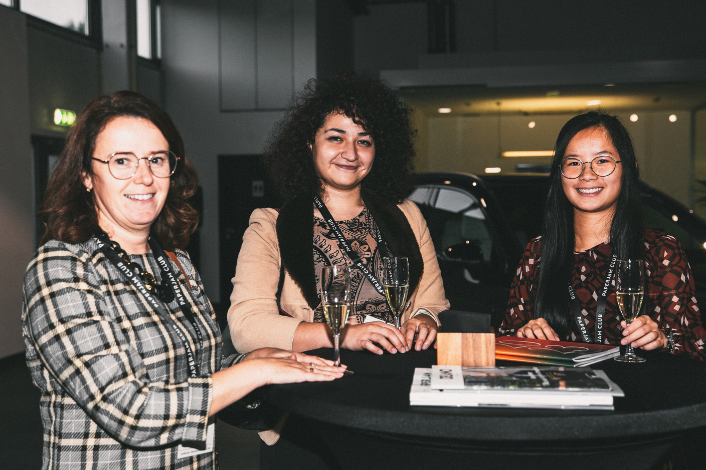 Nathalie Thunus (S.F.C. Conseil Société Fiduciaire), Marie-Anne Muliloto (Dupont & Jensen) et Marie Bodson (Vialegis). (Photo: Léo Biewer/Maison Moderne)