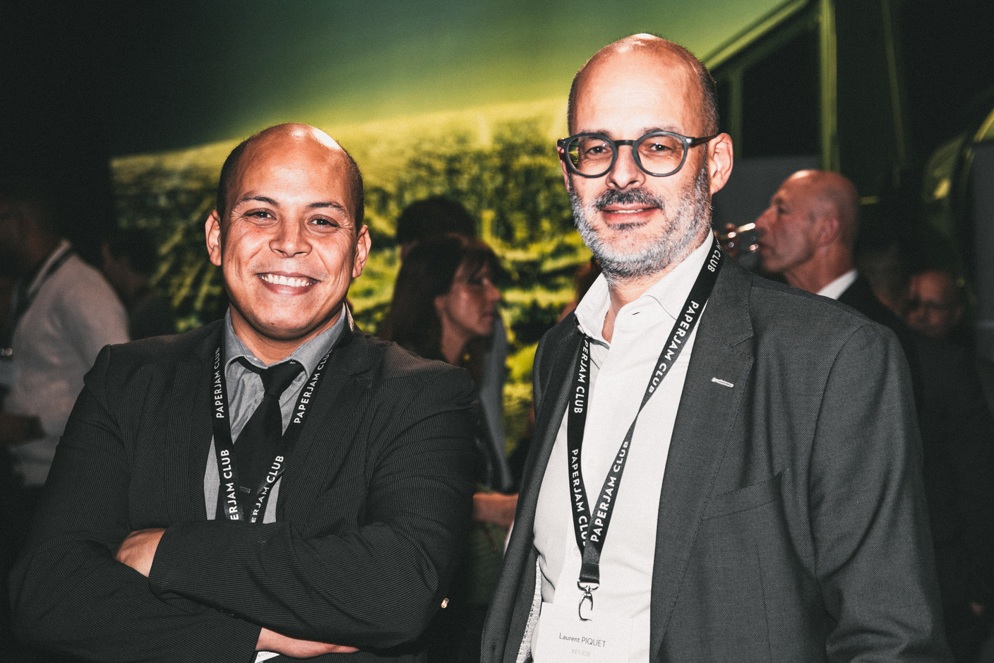 Anouar Jallouz (Efficy) et Laurent Piquet (KeyJob) (Photo: Léo Biewer/Maison Moderne)