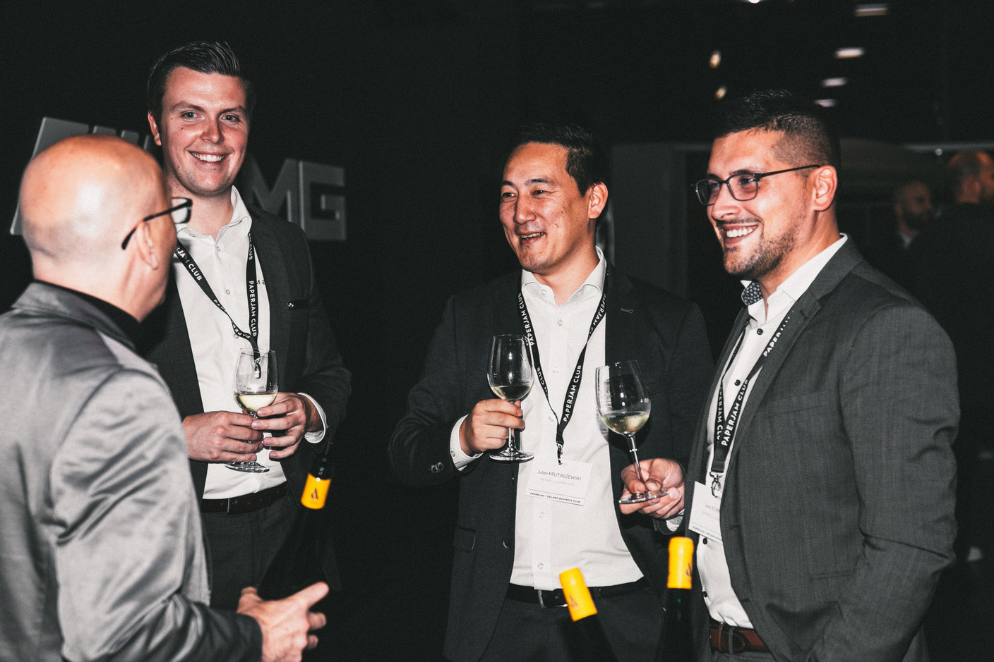 Pierre Danielzik, Julien Krutaszewski et Joni Sobreira (Merbag Luxembourg) (Photo: Léo Biewer/Maison Moderne)