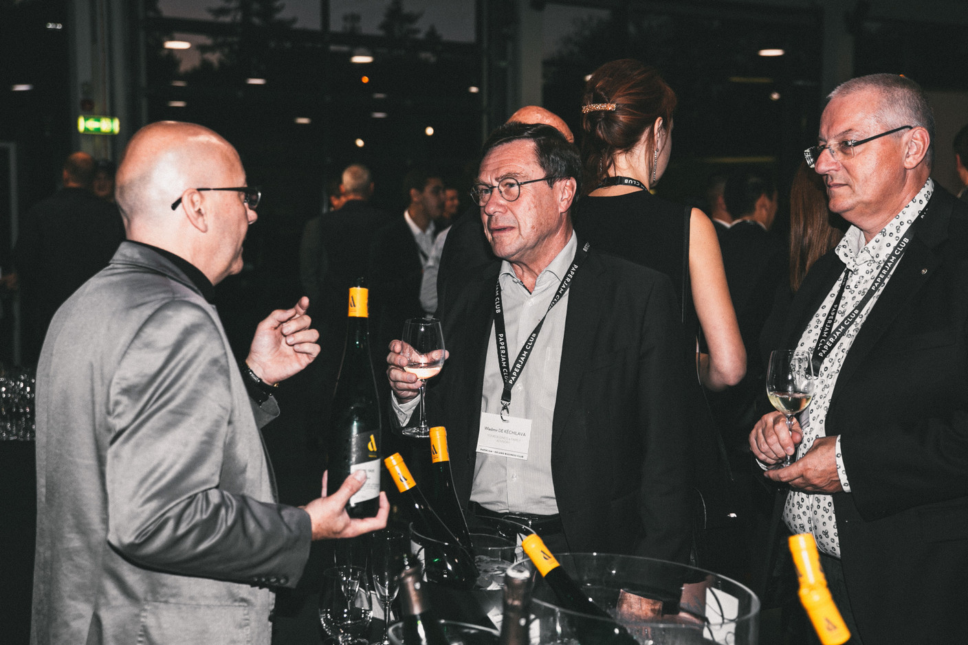 Wladimir De Kéchilava (Yours Business & Family Advisory) et Olivier Rousseau (IVC Flooring Development Centre). (Photo: Léo Biewer/Maison Moderne)