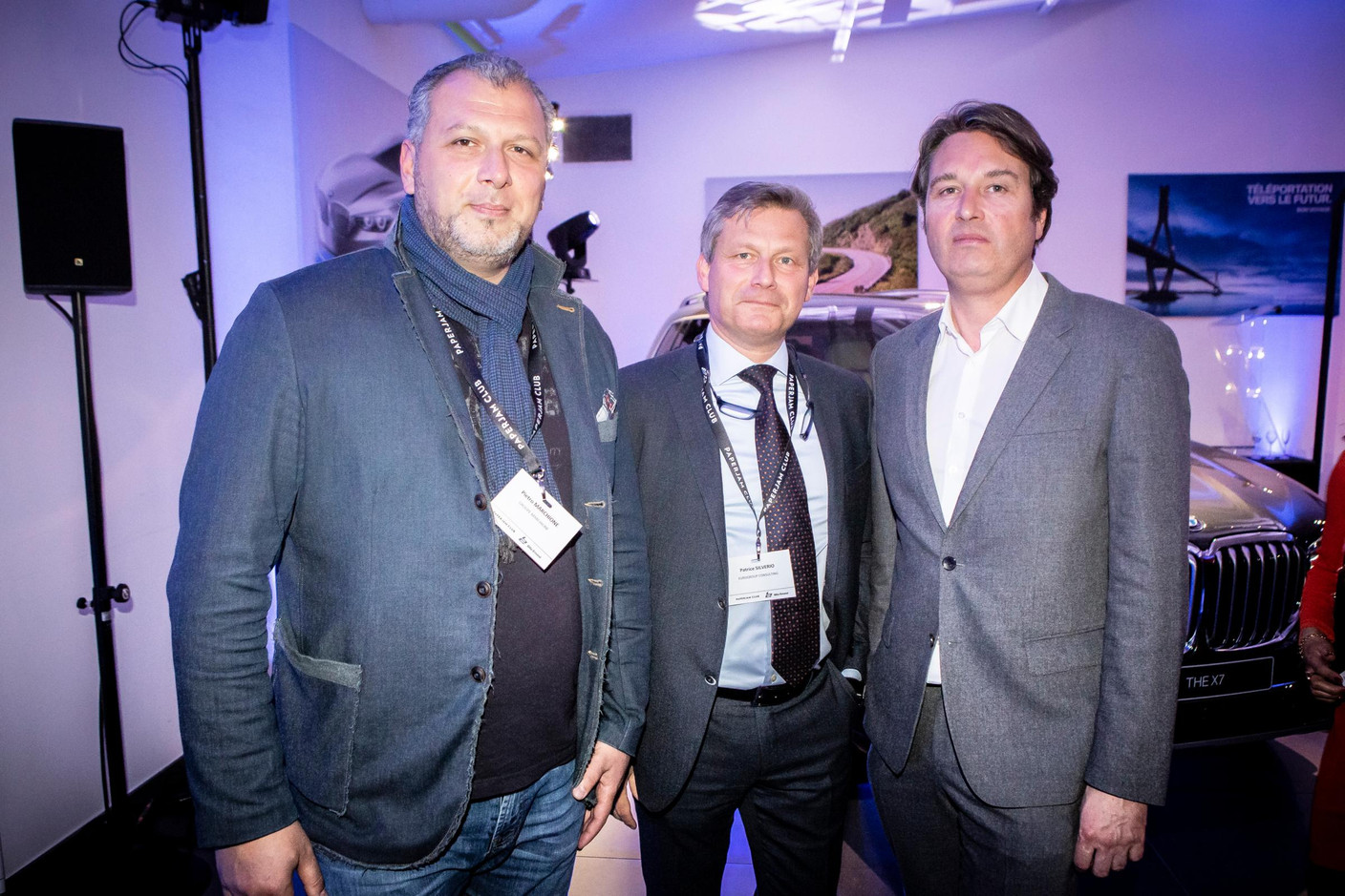 Pietro Marchione (Groupe Marchione), Patrice Silverio (Eurogroup Consulting) et Laurent Goffin (Maison Moderne) (Photo: Jan Hanrion/Maison Moderne)