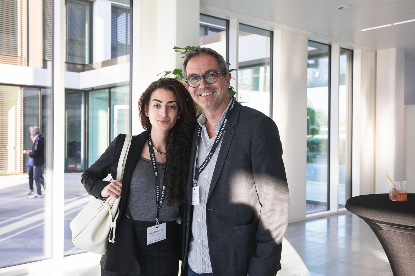 Elizabeth Benarroch (Prolink Consulting) et Hervé Gernez (Exatech). (Photo:Eva Krins/Maison Moderne)