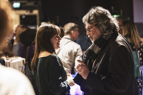Claudine Bettendroffer (Silversquare) et Alain Linster (Lëtzebuerger Architektur Musee) (Photos: Jan Hanrion / Maison Moderne Publishing)