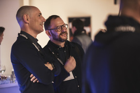 Mathias Fritsch (Beiler François Fritsch) et Arnaud Mouriamé (Studio delle Alpi) (Photos: Jan Hanrion / Maison Moderne Publishing)