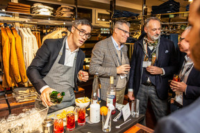 Julien Delpy (Maison Moderne), Bruno Pagliuca (Ofead Advisory), Enrico Mela (Bellatrix) et Luc Biever (TNS Ilres) ((Photo: Jan Hanrion/Maison Moderne))