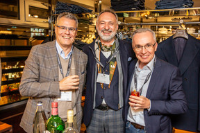Bruno Pagliuca (Ofead Advisory), Enrico Mela (Bellatrix) et Luc Biever (TNS Ilres) ((Photo: Jan Hanrion/Maison Moderne))