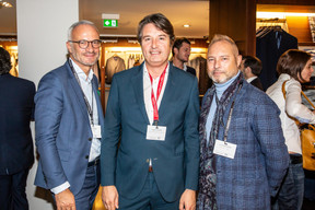 Patrick Lesage (Takaneo), Laurent Goffin (Maison Moderne) et Luc Schroeder (Mob Art Studio) ((Photo: Jan Hanrion/Maison Moderne))
