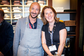 Mathieu Mathelin (Maison Moderne) et Andrea Jagicza (JAD) ((Photo: Jan Hanrion/Maison Moderne))