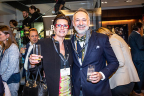 Nathalie Cravatte (NC Coaching) et Enrico Mela (Bellatrix) ((Photo: Jan Hanrion/Maison Moderne))