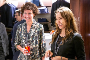 Claudia Eustergerling (Claudia Eustergerling Design) et Alicia Graas (Autodis) ((Photo: Jan Hanrion/Maison Moderne))