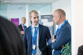 Vincent Arnal (Lalux Assurances), François Barthelemy (Keyrus) ((Photo: Jan Hanrion / Maison Moderne))