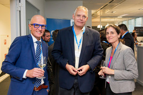 Peter Vandenbussche (SAS), Robin Jensen (Birdee), Elisa Jensen (PwC) ((Photo: Jan Hanrion / Maison Moderne))