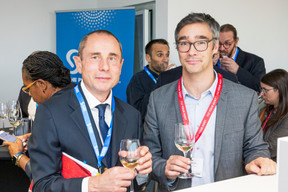 Jean-Marc Verhaeghe (AIMS Luxembourg), Julien Delpy (Maison Moderne) ((Photo: Jan Hanrion / Maison Moderne))