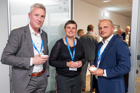 Rein Bryssinck (SAS), Elke Weyts (SAS), Murat Emre Kaya (European Investment Bank) ((Photo: Jan Hanrion / Maison Moderne))