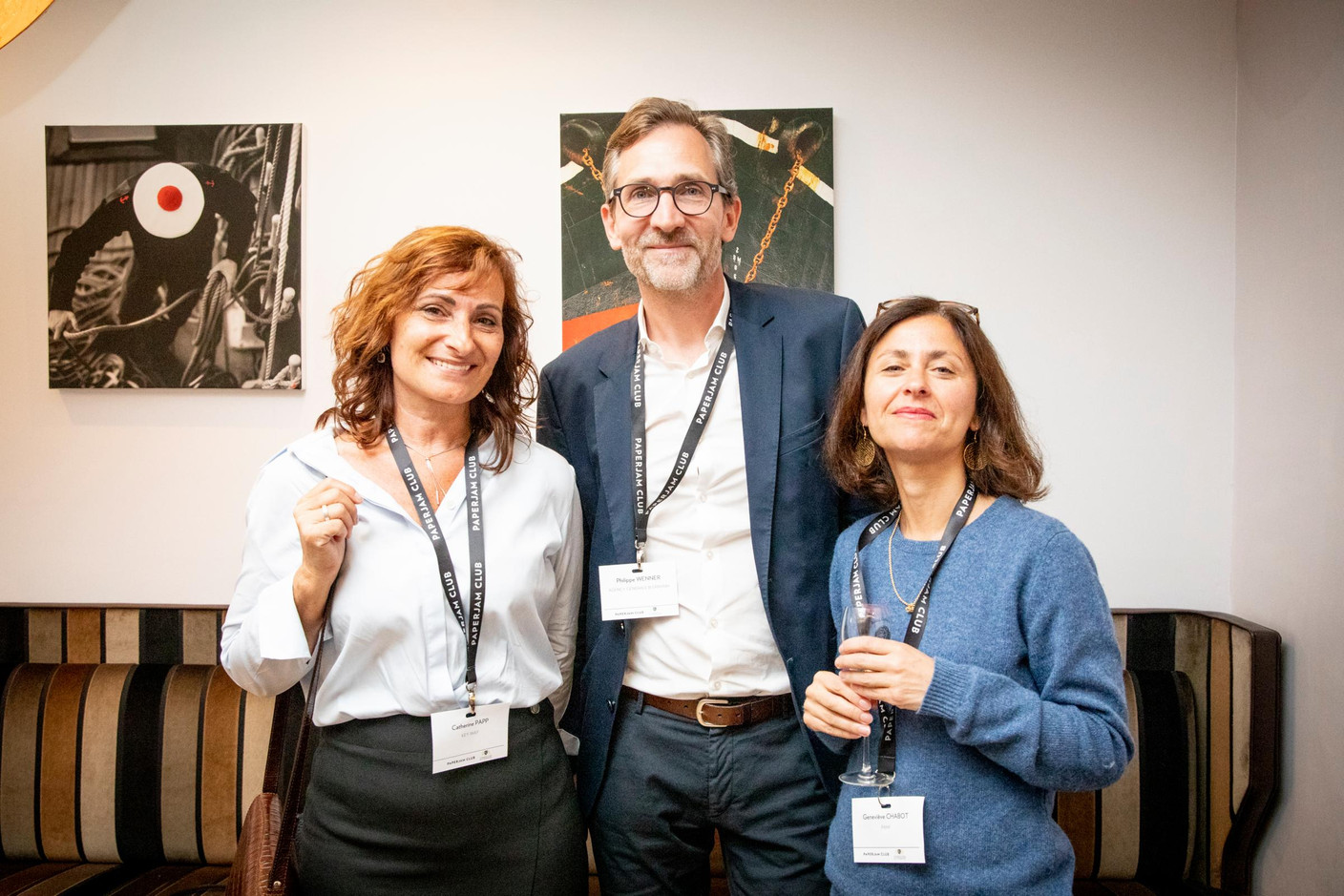 Catherine Papp (Key-Way), Philippe Wenner (Agency Générale Bi Ermann) et Geneviève Chabot (Pami) (Photo: Patricia Pitsch/Maison Moderne)