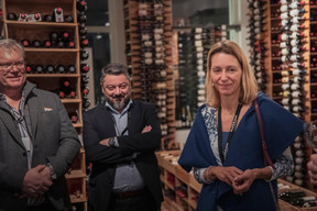 Paul Dockx (Presta-Gaz), José Apolinario (Calligo Luxembourg) et Florence Bastin (Fiduciaire du Grand-Duché de Luxembourg) ((Photo: Jan Hanrion /Maison Moderne))
