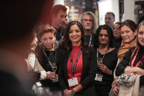 Gaétane Meilleur (AIBM), Norma Bello Cortes (JES'tudio), Geneviève Regis (Compte Fiduciaire Rege Lux), Bénédicte Souy (Moving People 2 Luxembourg) et Virginie Laurent (Maison Moderne) ((Photo: Jan Hanrion /Maison Moderne))