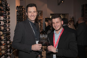 Stéphane Bourret (Compte Fiduciaire Rege Lux) et Valentin Morello (Maison Moderne) ((Photo: Jan Hanrion /Maison Moderne))