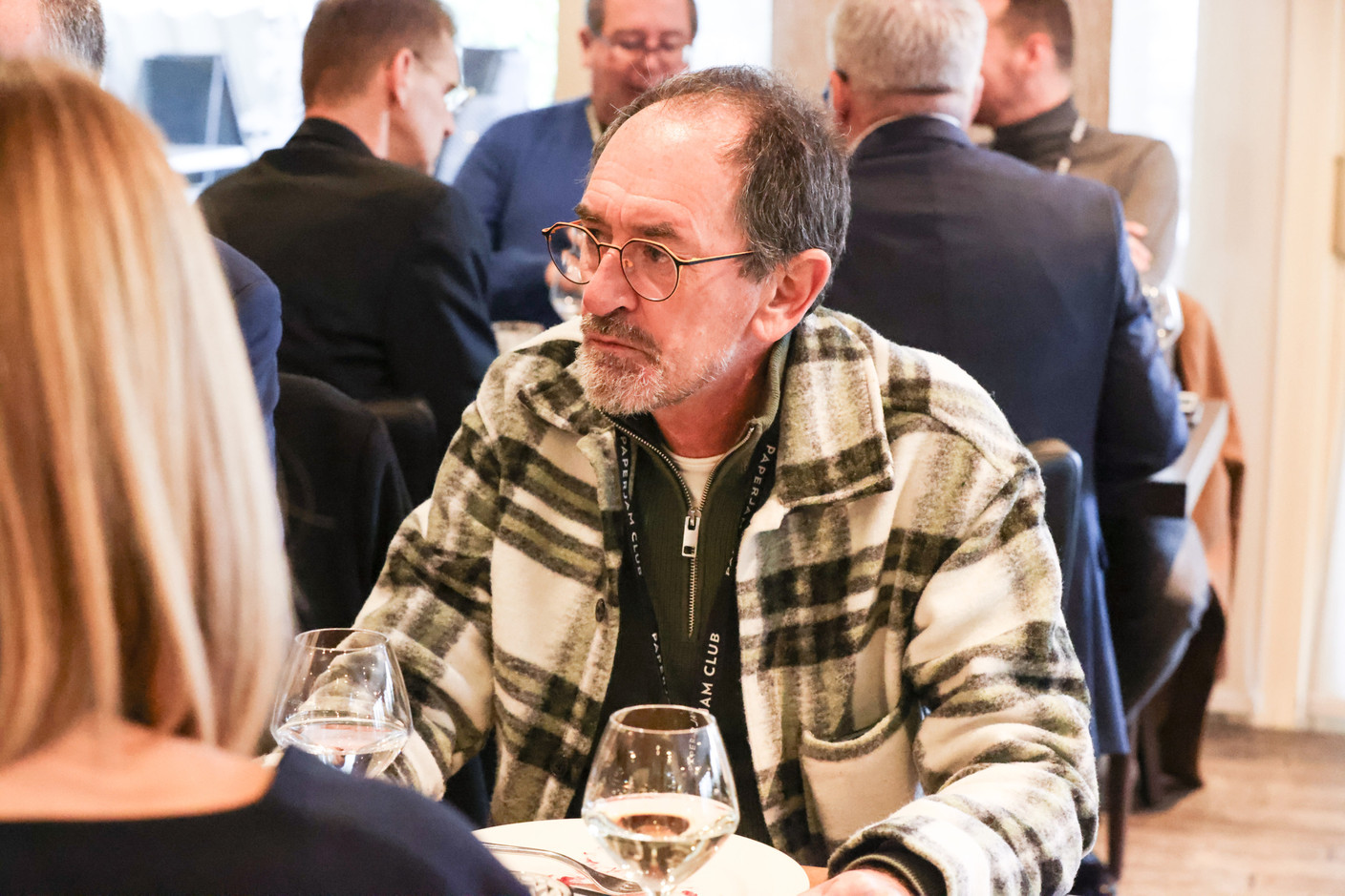 Olivier Godart (Olystik) at the carrousel lunch organised by the Paperjam+Delano Business Club on Friday 1 December 2023 at the Bivius restaurant. Photo: Marie Russillo / Maison Moderne
