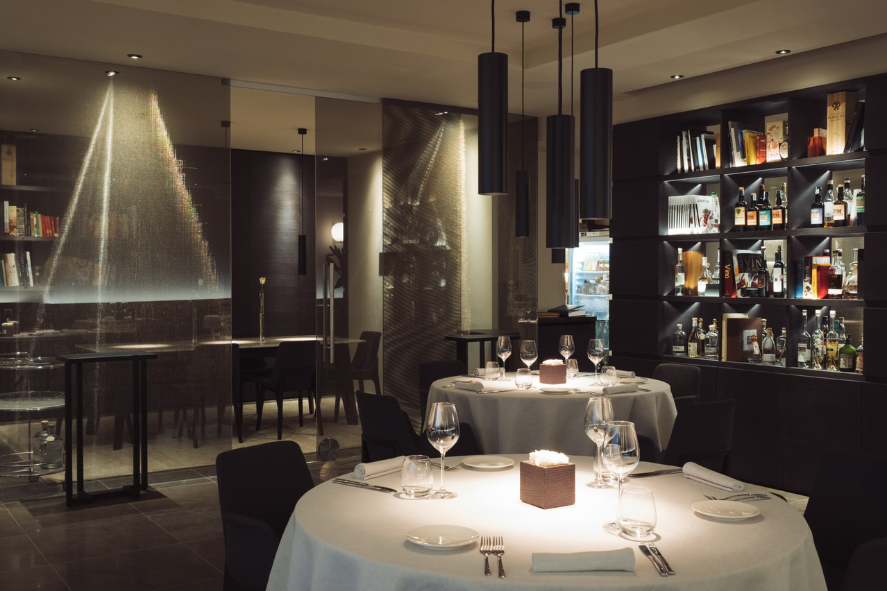 Le restaurant gastronomique Fani dispose d’un espace qui se referme au sein de sa salle de restaurant. (Photo: Sébastien Goossens|SG9)