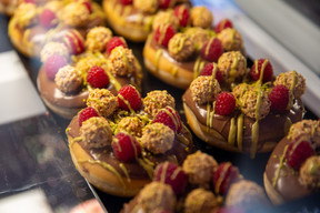 The pistaberry offers a healthy taste of pistachio and raspberry. Romain Gamba / Maison Moderne