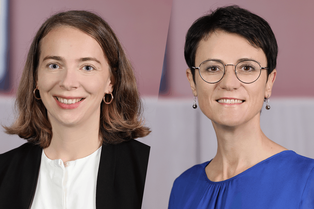 (l-r) Anaïs Sohler and Sophie Dupin, partners at Elvinger Hoss Prussen, highlight the changes and obligations when subcontracting ICT services under the digital operational resilience act for the financial sector. Photo: Elvinger Hoss Prussen; Montage: Maison Moderne