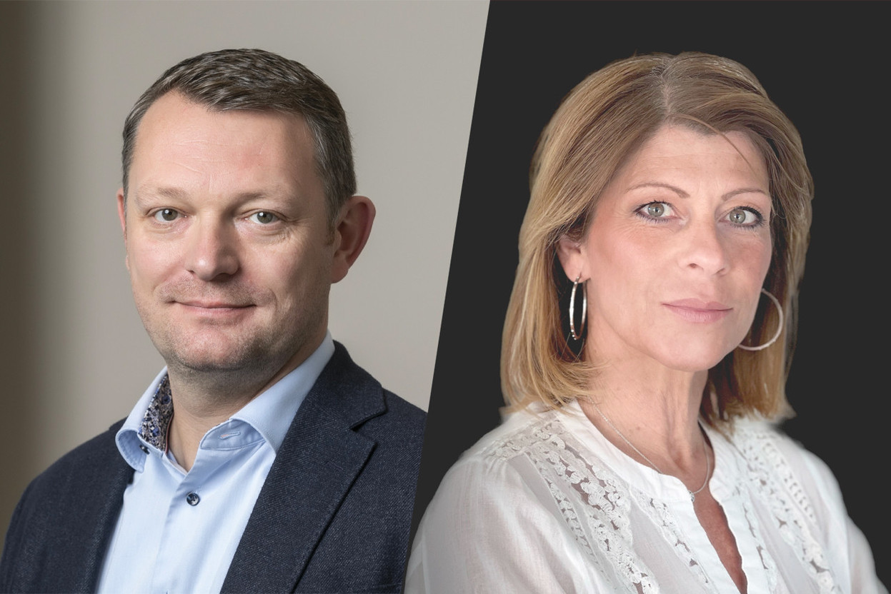 Xavier Musin and Virginie Chambon have joined the management board of CBRE Luxembourg. (Montage: Maison Moderne)