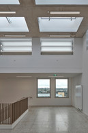 Natural ventilation is favoured throughout the building. (Photo: Eric Chenal)