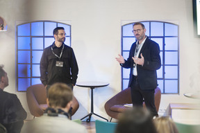 Filipe Domingues (Bunker Palace) and Joël Schlimmé (Entropia). Photo : Jan Hanrion/Paperjam