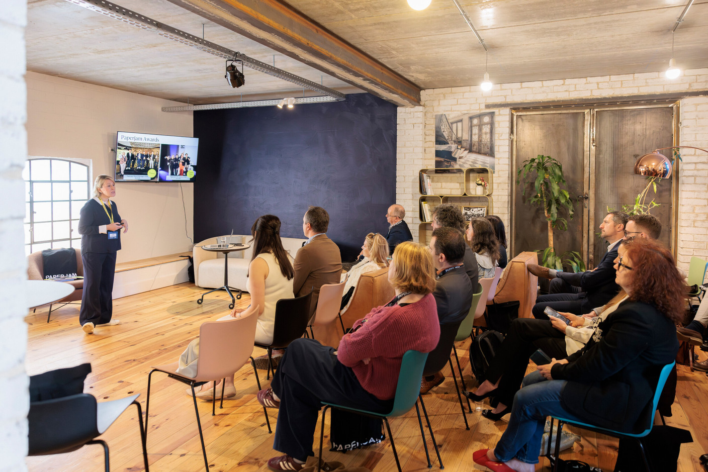 The New Members' Breakfast was held on April 21, 2026, at The Office Charlotte. Photo: Julian Pierrot/Paperjam