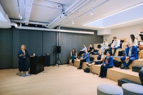 The New Members’ Breakfast took place on 2 June 2026 at Gingko Solutions Facilities – The City. Photo: Julian Pierrot/Paperjam