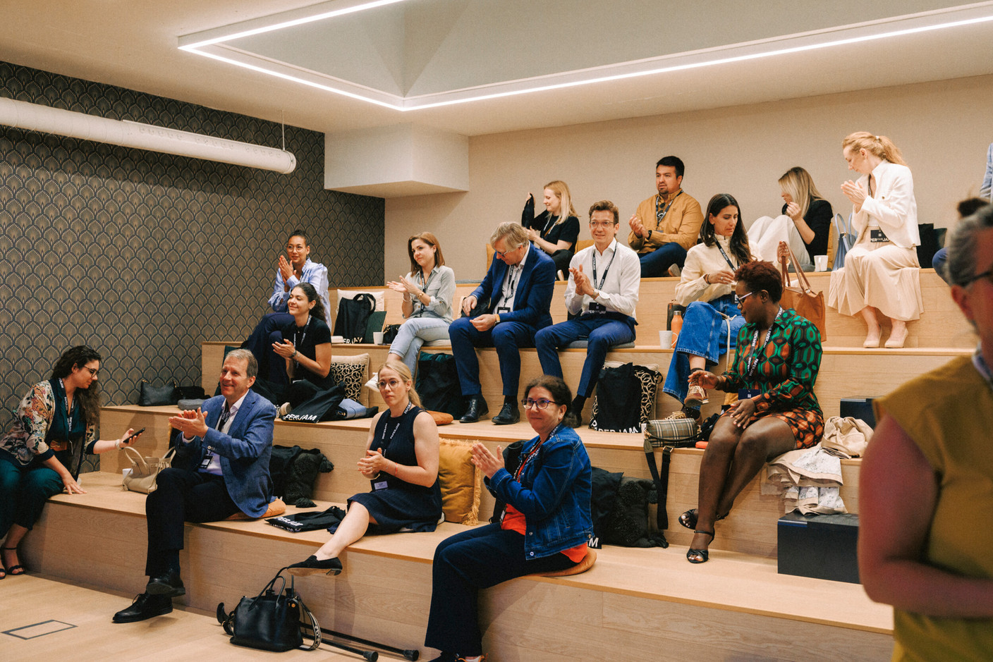 The New Members’ Breakfast took place on 2 June 2026 at Gingko Solutions Facilities – The City. Photo: Julian Pierrot/Paperjam