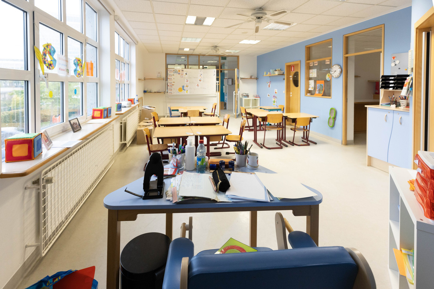 The school used to be the EIB nursery.  Guy Wolff/Maison Moderne