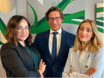 Oksana Sisterhenn, Manager, Ryan Davis, Associate Partner, and Anna Maria De Santo, Consultant at Avantage Reply Luxembourg. (Photo: Avantage Reply Luxembourg)