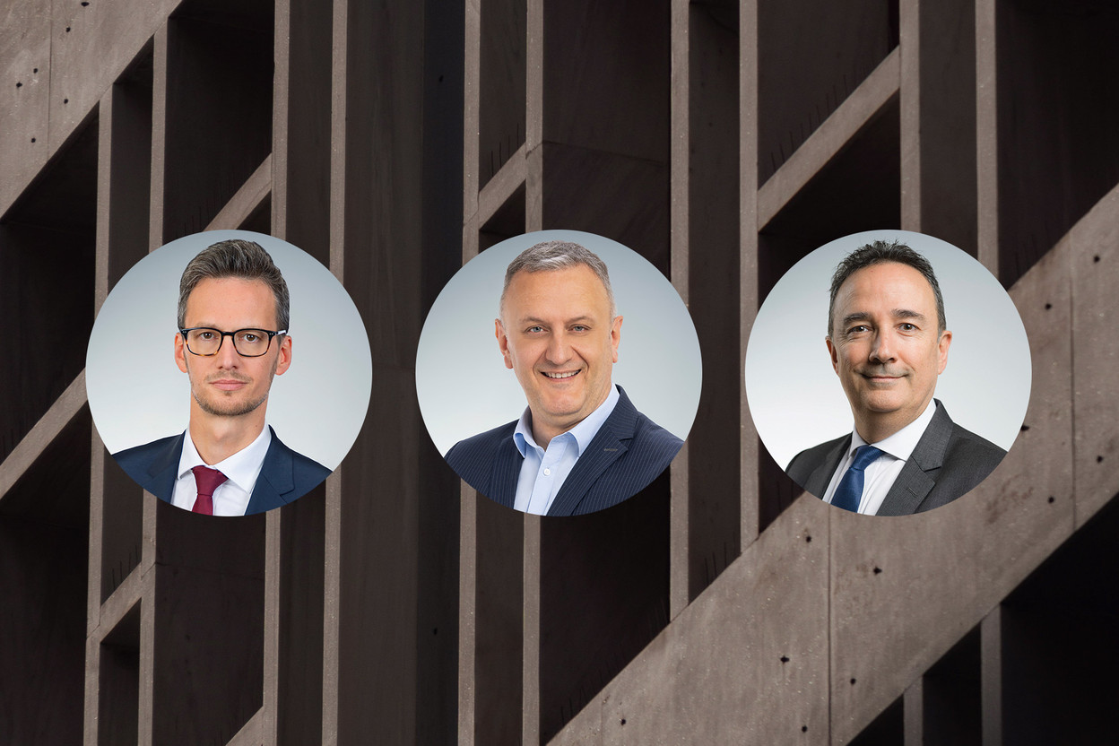 Eric Granjean, Branch Manager DPAM Luxembourg, Olivier Terras, Head of Institutional Sales DPAM Luxembourg andNicolas Gazin, CIO Quantamental Equity (Photo: DPAM)